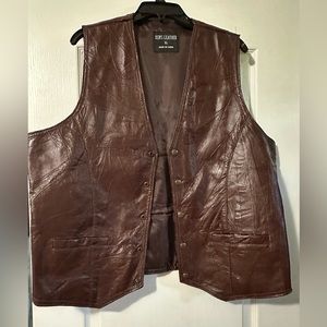 Kens Leather pigskin vest